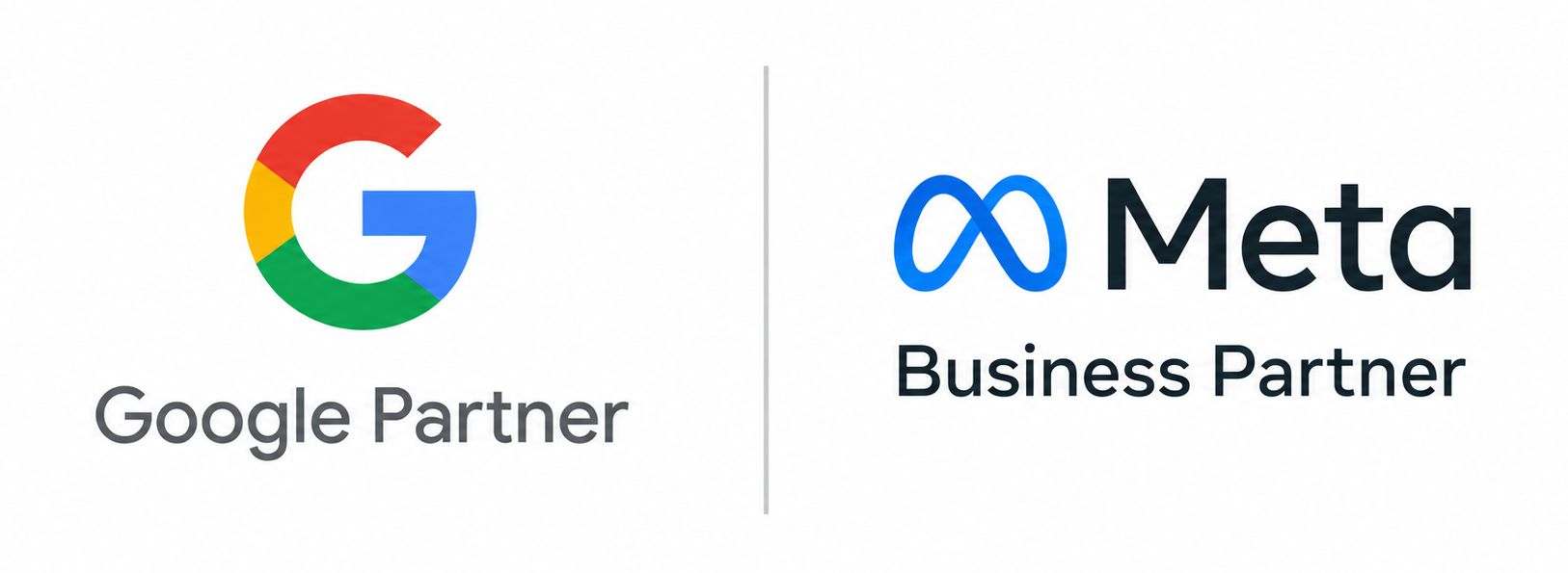 Google Partner and Meta Business Partner